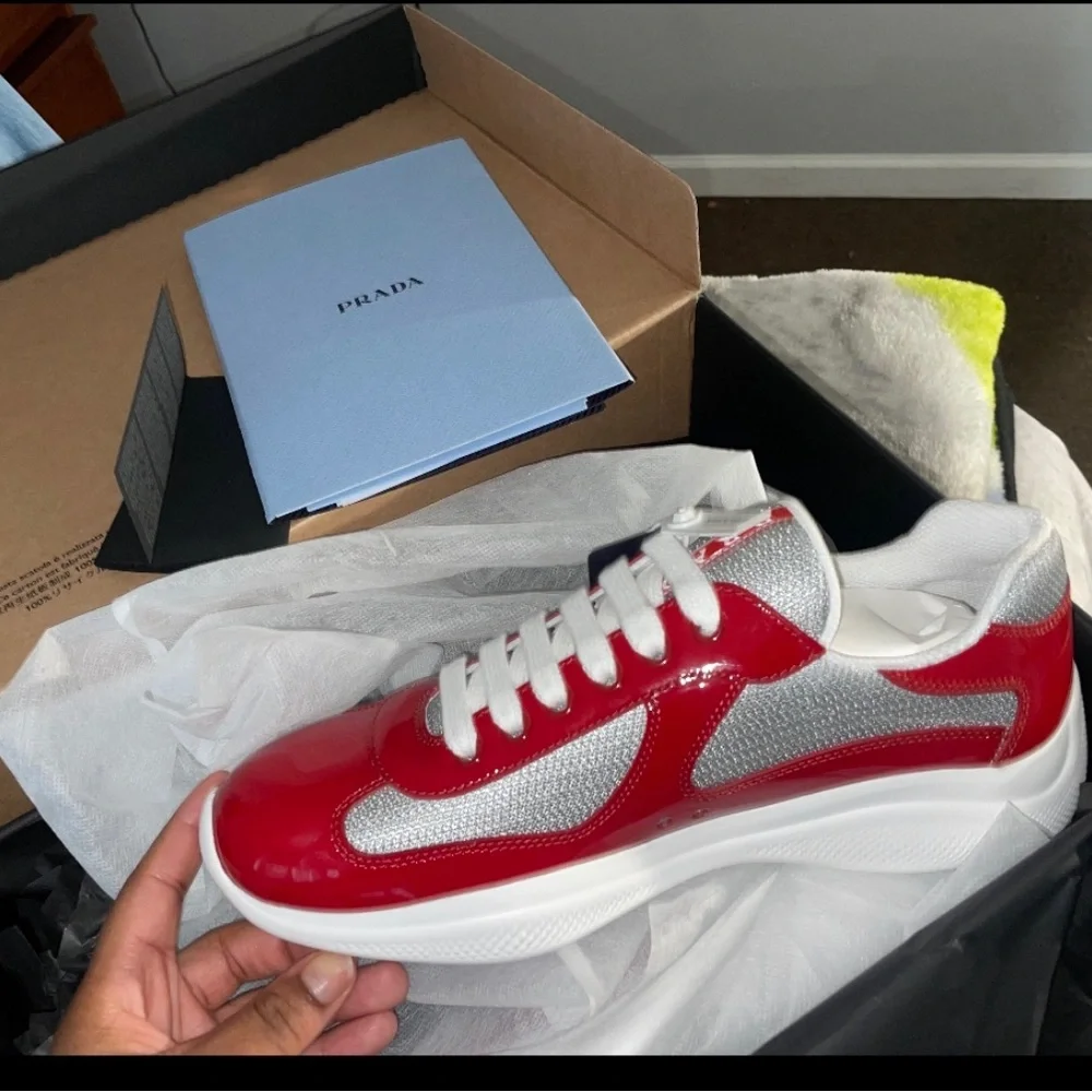 Prada | Shoes | Authentic Prada Men American Cup Sneakers  display picture 1